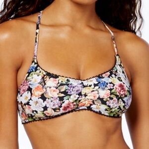 NWT Lucky Brand Late Bloomer Bralette Bikini Top Medium